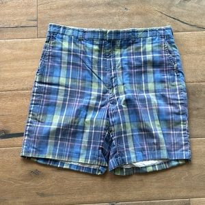 Vintage Pendleton Plaid Cotton Shorts